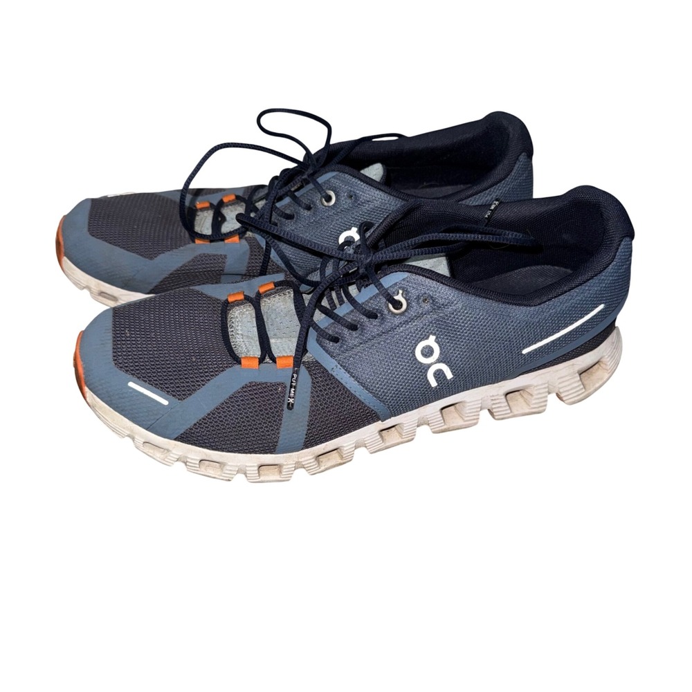 On Cloud X Running Shoes Mens 10 Blue Orange Good Sneakers 69.98554